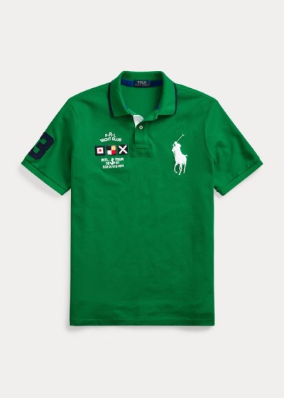 Polo Ralph Lauren Yacht Club Mesh Polo Shirt Herre Danmark (YIPCM1597)